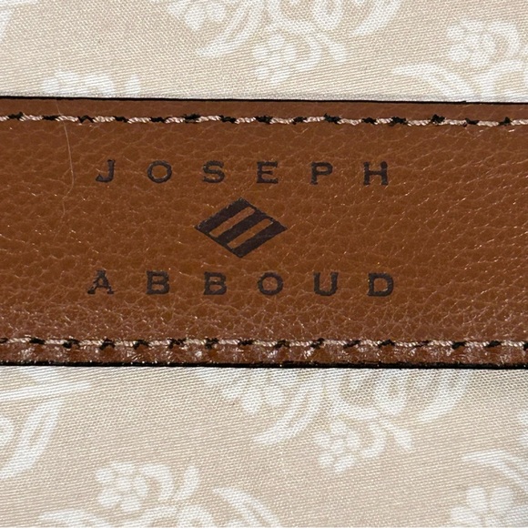 Joseph Abboud Men's Tan Italian Leather Belt Size 50 - Picture 6 of 8